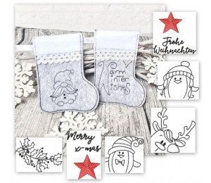 Stickserie ITH - Nikolausstiefelchen